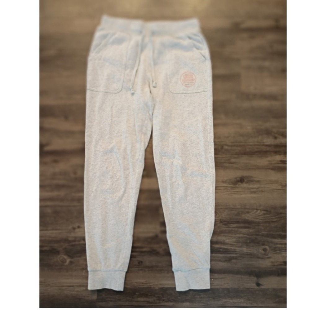Vans Off The Wall Womens Jogger Sweatpants Gray Heather Drawstring Size S
